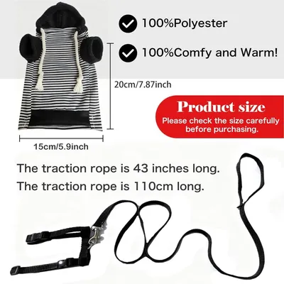 HausPets Pullover Frettchen Katze Hund weich Geschirr HausPets Pullover Frettchen Katze Hund weich Geschirr