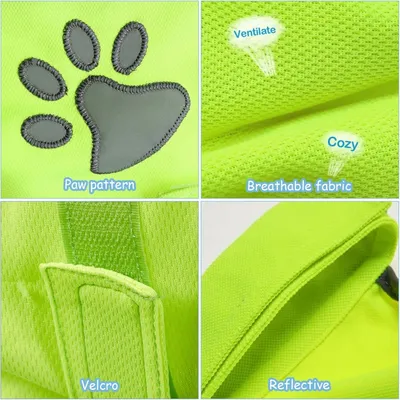HausPets Hunde Rettungsweste - Reflektierend, Mesh, Größe S HausPets Hunde Rettungsweste - Reflektierend, Mesh, Größe S