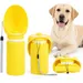 HausPets gourde chien silicone pliable 550 ml sans BPA étanche jaune