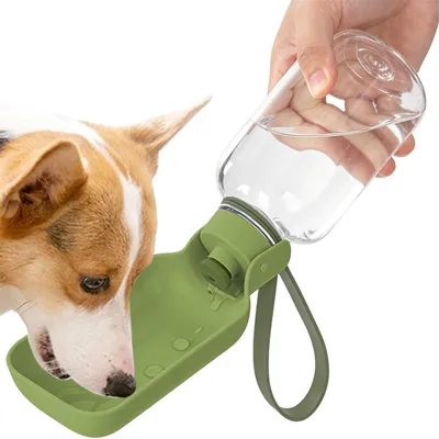 HausPets Bouteille d'eau de 550 ml anti-fuite pour chiens et chats HausPets Bouteille d'eau de 550 ml anti-fuite pour chiens et chats