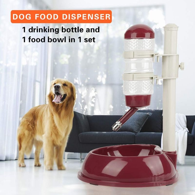 HausPets distributeur eau automatique bol nourriture réglable chien chat