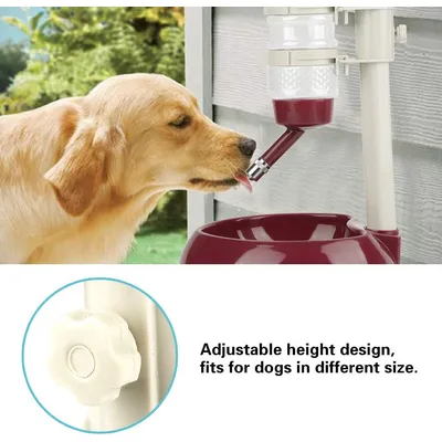 HausPets Wasser-Spender Napf verstellbar Hunde Katzen HausPets Wasser-Spender Napf verstellbar Hunde Katzen