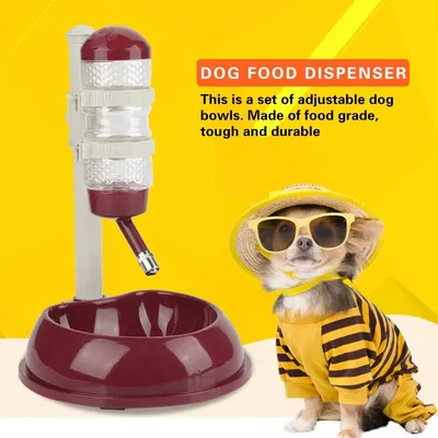 HausPets Wasser-Spender Napf verstellbar Hunde Katzen HausPets Wasser-Spender Napf verstellbar Hunde Katzen