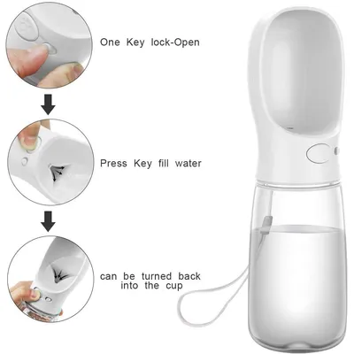 HausPets Trinkflasche 550ml antibakteriell lebensmittelecht HausPets Trinkflasche 550ml antibakteriell lebensmittelecht