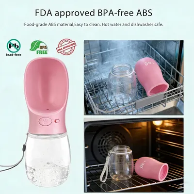 HausPets Trinkflasche 350ml antibakteriell lebensmittelecht HausPets Trinkflasche 350ml antibakteriell lebensmittelecht