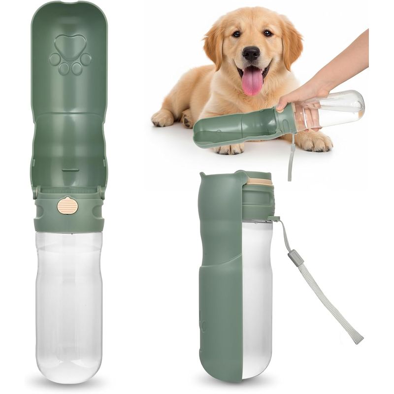 HausPets gourde chien 520 ml pliable 180 sans BPA toutes sorties