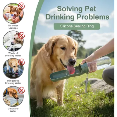 HausPets Faltflasche 520ml BPA-frei für alle Ausflüge HausPets Faltflasche 520ml BPA-frei für alle Ausflüge