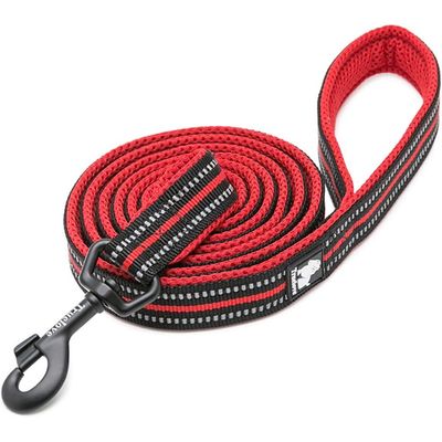 HausPets Laisse nylon 110cm rouge entraînement