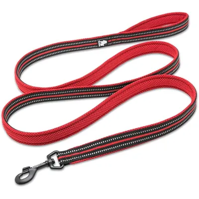 HausPets Laisse nylon 110cm rouge entraînement