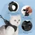 HausPets Harnais Chat Chien Laisse Réglable Gilet Respirant Noir S