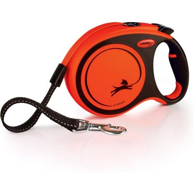 HausPets Laisse chien réfléchissante 1,5m marron