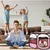 HausPets Parc Chiot Pop-Up 74x74x43cm Rose Rouge HausPets Parc Chiot Pop-Up 74x74x43cm Rose Rouge