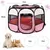 HausPets Parc Chiot Pop-Up 74x74x43cm Rose Rouge HausPets Parc Chiot Pop-Up 74x74x43cm Rose Rouge
