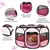 HausPets Parc Chiot Pop-Up 74x74x43cm Rose Rouge HausPets Parc Chiot Pop-Up 74x74x43cm Rose Rouge