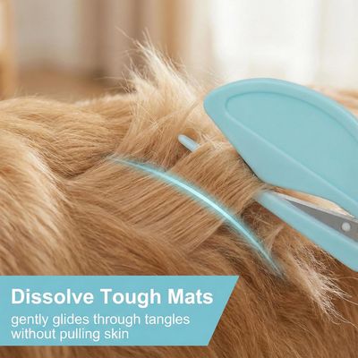 10 coupe-nœuds pour poils longs chat – Démêlant