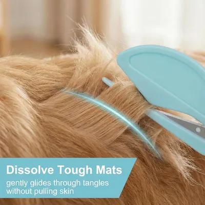 10 coupe-nœuds pour poils longs chat – Démêlant