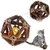 Sosoport 2x molar cat ball with bell, chew toy for pets, silver Sosoport 2x molar cat ball with bell, chew toy for pets, silver