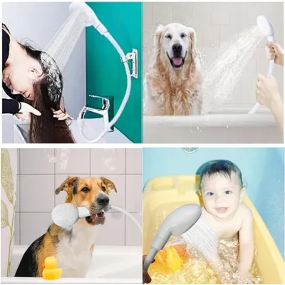 HausPets Douchette Lavabo Animaux Enfant Portable Blanc HausPets Douchette Lavabo Animaux Enfant Portable Blanc