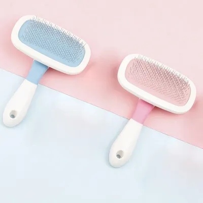 HausPets Brosse Toilettage Chien Chat Autonettoyante Rose HausPets Brosse Toilettage Chien Chat Autonettoyante Rose