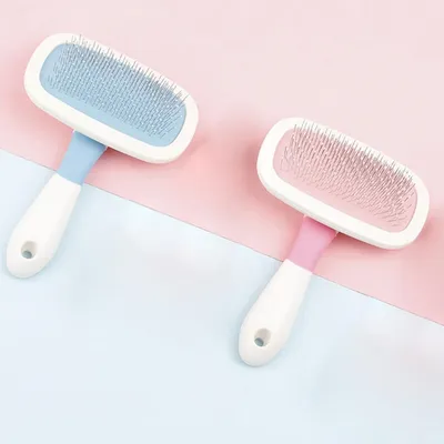 HausPets Brosse Toilettage Chien Chat Autonettoyante Rose HausPets Brosse Toilettage Chien Chat Autonettoyante Rose