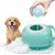 HausPets Brosse bain silicone bleue shampoing intégré HausPets Brosse bain silicone bleue shampoing intégré