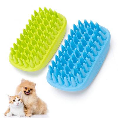 HausPets Brosse Toilettage Chien Chat Caoutchouc Lot 2