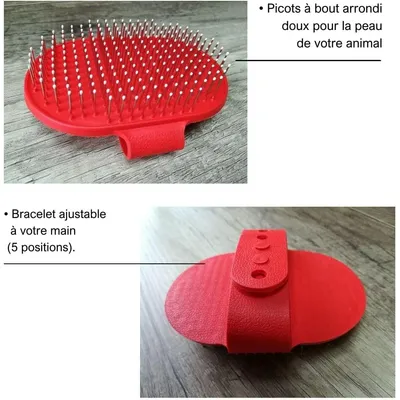 HausPets Brosse démêlante chevaux chiens chats HausPets Brosse démêlante chevaux chiens chats