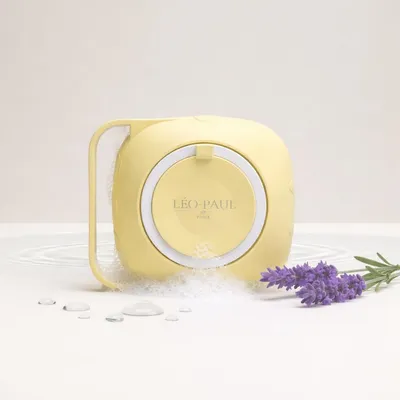 HausPets Brosse bain silicone jaune shampoing intégré HausPets Brosse bain silicone jaune shampoing intégré