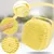 HausPets Brosse bain silicone jaune shampoing intégré HausPets Brosse bain silicone jaune shampoing intégré