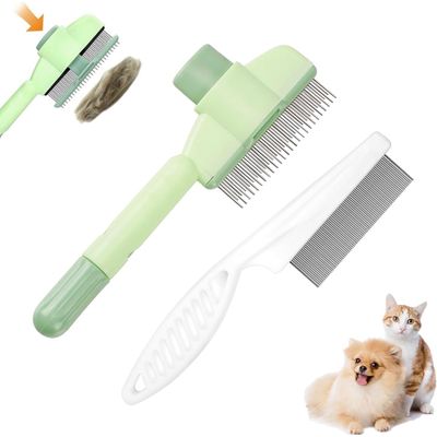 HausPets Peigne autonettoyant anti-puces chat