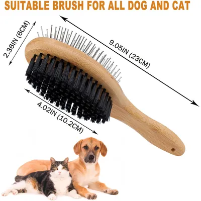 HausPets Brosse double face massage chien/chat HausPets Brosse double face massage chien/chat