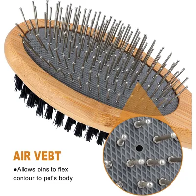 HausPets Brosse double face massage chien/chat HausPets Brosse double face massage chien/chat