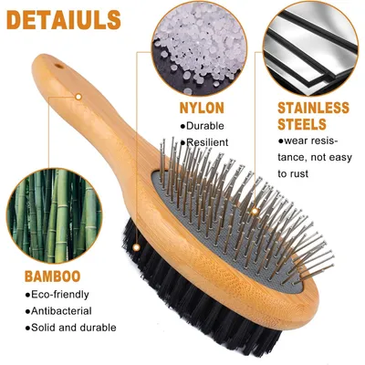 HausPets Brosse double face massage chien/chat HausPets Brosse double face massage chien/chat