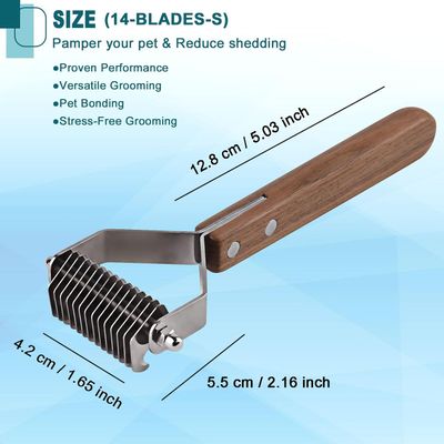 HausPets Brosse Coat King anti-poils tous types