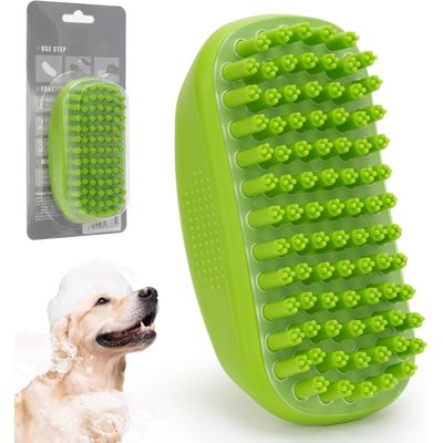 HausPets Brosse bain caoutchouc massage chat/chien