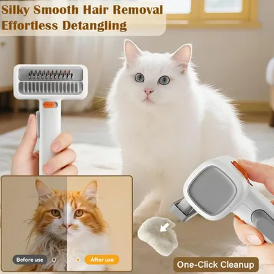 HausPets Brosse autonettoyante tous poils int/ext HausPets Brosse autonettoyante tous poils int/ext