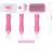 Brosse Rose Chiens Chats, Brosses Animaux Compagnie Longs Courts, des les Brosse Rose Chiens Chats, Brosses Animaux Compagnie Longs Courts, des les