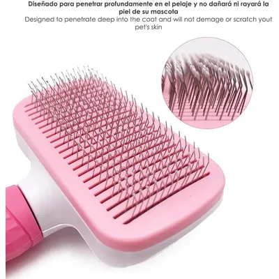 Brosse Rose Chiens Chats, Brosses Animaux Compagnie Longs Courts, des les Brosse Rose Chiens Chats, Brosses Animaux Compagnie Longs Courts, des les
