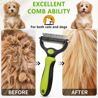 HausPets Brosse double face 17+9 dents pro