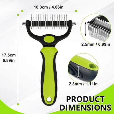 HausPets Brosse double face 17+9 dents pro HausPets Brosse double face 17+9 dents pro