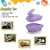 HausPets Brosse douche 2-en-1 violet poils longs/courts HausPets Brosse douche 2-en-1 violet poils longs/courts
