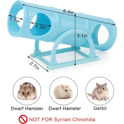 HausPets Tunnel Wippe Hamster blau Plastik Spielzeug HausPets Tunnel Wippe Hamster blau Plastik Spielzeug