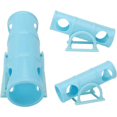 HausPets Tunnel Wippe Hamster blau Plastik Spielzeug HausPets Tunnel Wippe Hamster blau Plastik Spielzeug