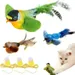 HausPets 3-teiliges Vogelschmuck-Spielzeug-Set für Katzen
