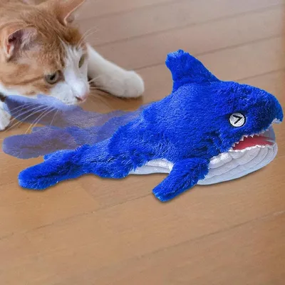 HausPets poisson électrique oscillant USB chat chien interactif Bleu HausPets poisson électrique oscillant USB chat chien interactif Bleu