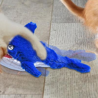 HausPets poisson électrique oscillant USB chat chien interactif Bleu
