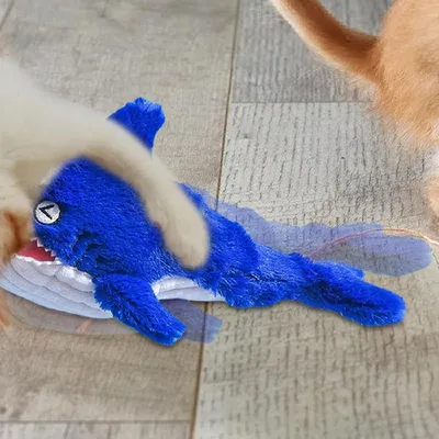 HausPets poisson électrique oscillant USB chat chien interactif Bleu HausPets poisson électrique oscillant USB chat chien interactif Bleu