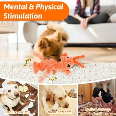 HausPets jouet homard rechargeable USB chien chat peluche énergie animal HausPets jouet homard rechargeable USB chien chat peluche énergie animal