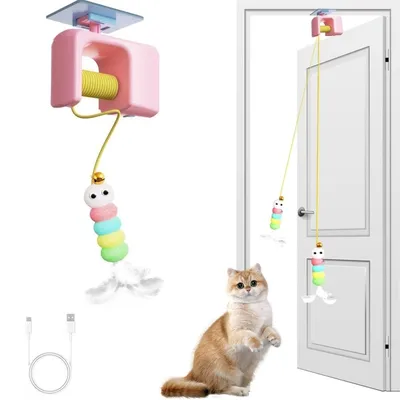 HausPets jouet chat interactif automatique pour chat intérieur HausPets jouet chat interactif automatique pour chat intérieur