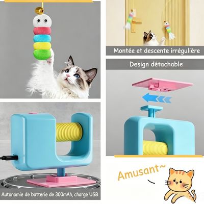 HausPets jouet chat interactif automatique pour chat intérieur